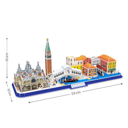 CubicFun 3D Puzzle City Line Venice (126 Pcs)