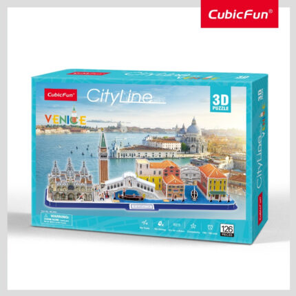 CubicFun 3D Puzzle City Line Venice (126 Pcs)
