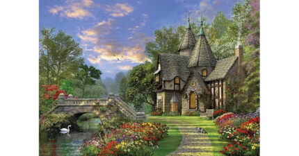 KS Games The Old Waterway Cottage Puzzle - 1000 Pieces