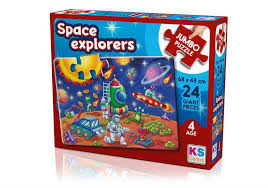 KS Puzzle Space Explorers Jumbo Puzzle 24 Pieces