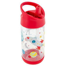 Stephen Joseph Flip Top Water Bottle - Space