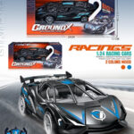 1:24 R/C HIGH SPEED CAR,4 FUNT, W/USB&CHARGER,3 CLR,W.BX
