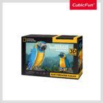 CubicFun National Geographic Parrot 3D puzzle 16X9.3X37.4cm 94 pcs