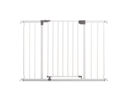 Liberty Extra Wide 97.5 - 105cm. Easy Close Metal Baby Safety Gate - White