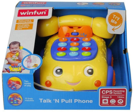 WinFun Talk'N Pull Phone For Kids