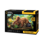 CubicFun National Geographic Triceratops 3D puzzle 39 X16.5 X18cm 44 pcs