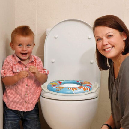 SOFT CUSHION POTTY SEAT WITH HANDLES (ANIMAL DESIGN)