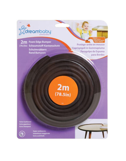 FOAM EDGE BUMPERS ROLL 2M - BROWN