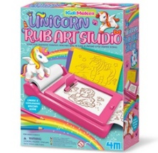 4M KidzMaker Unicorn Rub Art Studio