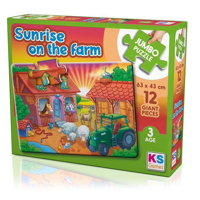 le3ab-c8b35256b22104_primary KS Games Sunrise Jumbo Puzzle 12 Pcs