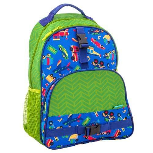 le3ab-d8b2393a5bf56c_primary Stephen Joseph All Over Print 16 inch Backpack Transportation