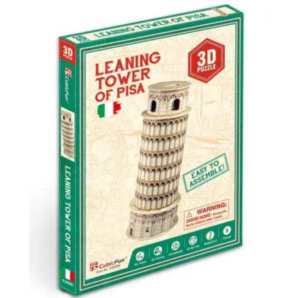 CubicFun 3D Puzzle Tower Of Pisa 9 x 9 x 23 cm 8 pcs S3008h