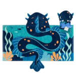Stephen Joseph, Beach Tote with 6 Piece Sand Toys - Sea Monster 2