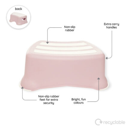 My Little Step Stool - Blush Pink