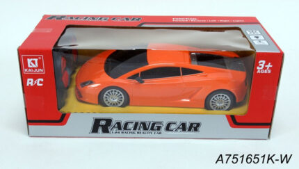 1:24 R/C 4FOUNT CAR W/CHARGER,ORANGE YELLOW 2 COLORS MIX,W.BX