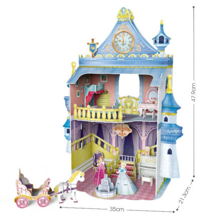 Cubic Fun Fairytale Castle 3D Puzzle For Girls - 81 Pieces