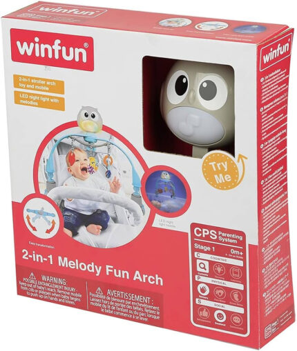 WinFun 2-In-1 Melody Fun Arch with Sounds & Lights