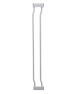 AVA XTRA-WIDE GATE 74Cm. 
 +9CM+18CM EXT WHITE