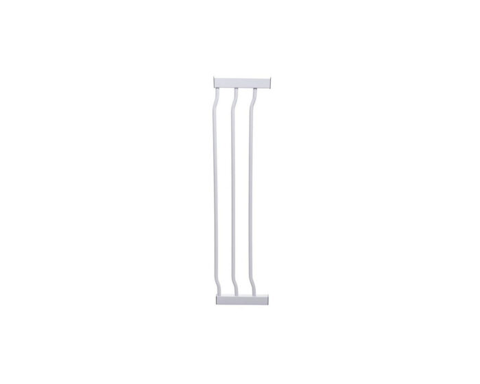AVA XTRA-WIDE GATE 74Cm. 
 +9CM+18CM EXT WHITE