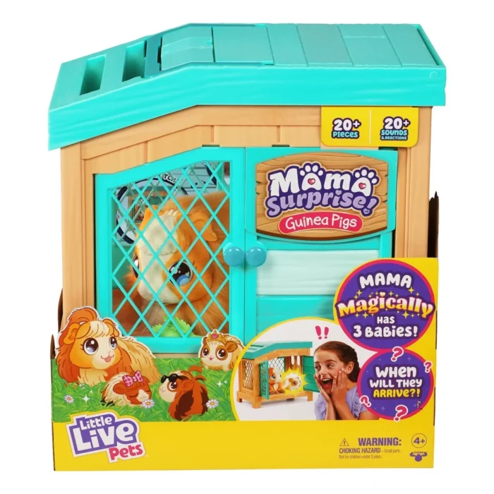 Little Live Pets Mama Surprise – Mama Guinea Pig & Hutch 1 Little Live Pets Mama Surprise – Mama Guinea Pig & Hutch