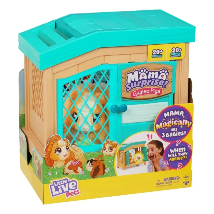 Little Live Pets Mama Surprise – Mama Guinea Pig & Hutch