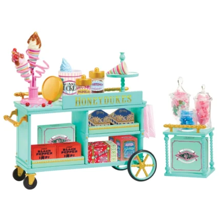 MGA's Miniverse Make It Mini Harry Potter Honeydukes Trolley – DIY Mini Playset, 50+ Pieces