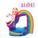 Rainbow High Little Pool Day with Blush – Playset with Rainbow Slide and Littles Doll