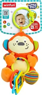 Winfun Cheeky Chimp Rattle with Rings