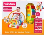 Winfun Grow-With-Me Musical Walker