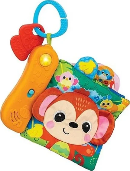 Winfun Jungle Animals Sensory Book