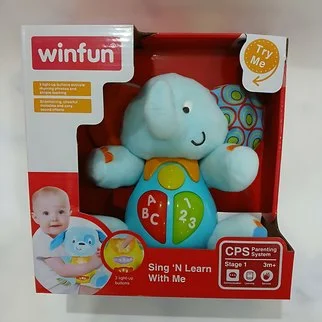 Winfun Sing 'N Learn With Me - Timber the Elephant