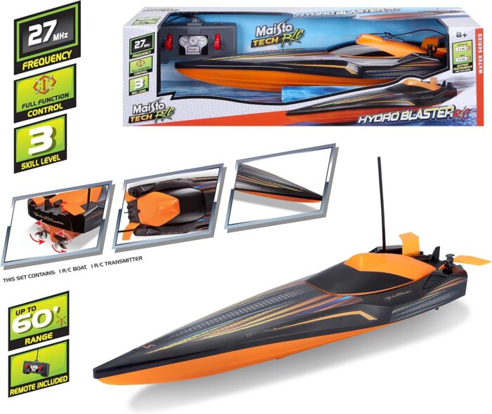 Maisto Tech R/C Hydro Blaster Speed Boat (2.4 GHz) - Image 1
