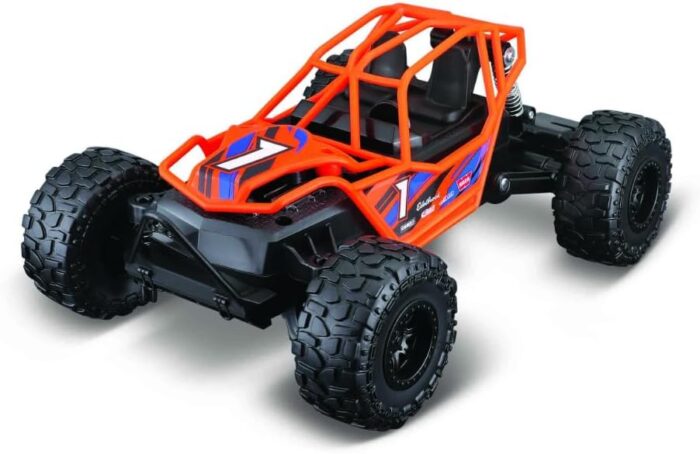 Maisto Tech R/C Rock Bouncer 8" Off-Road Buggy (2.4 GHz) – Orange - Image 1