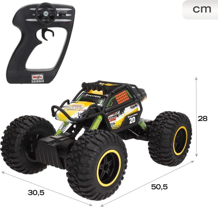 Maisto Tech R/C Rock Crawler Pro Series 4WS Remote Control Truck - Image 2