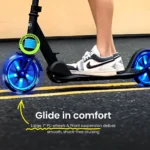AERO A5 Folding 2-Wheel Kick Scooter with LED Wheels
