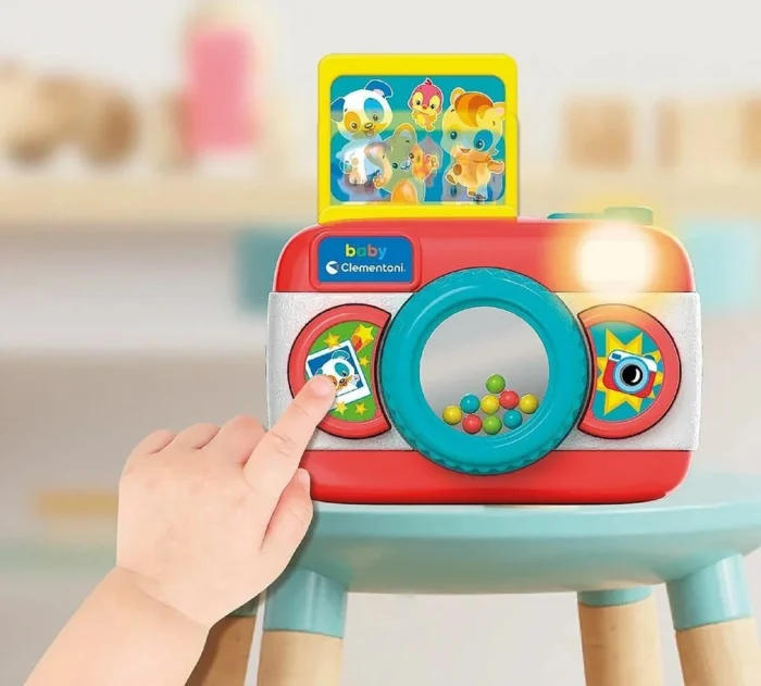 Baby Clementoni Baby Camera – Musical Toy Camera with Animal Sounds (9+ Months)