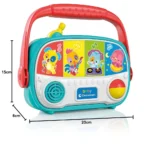 Baby Clementoni Baby Radio – Musical Activity Toy with Animal Sounds (6+ Months)