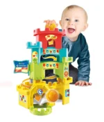 Baby Clementoni Ball Drop Castle – Marble Run Activity Toy for Toddlers (10–36 Months)