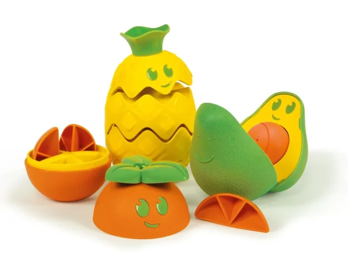 Baby Clementoni Fruit Puzzle – Stacking & Shape Fruit Activity Set (12–36 Months)