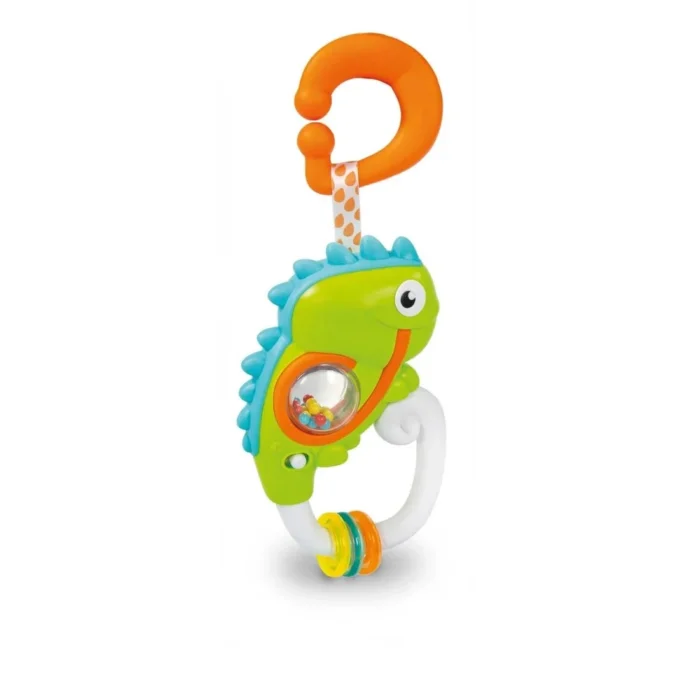Baby Clementoni Interactive Chameleon Rattle – Musical Hanging Baby Toy (3+ Months) Baby Clementoni Interactive Chameleon Rattle – Musical Hanging Baby Toy (3+ Months)