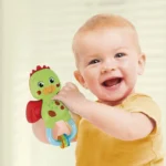 Baby Clementoni Little Dragon Rattle – Soft Hanging Baby Rattle (3+ Months)