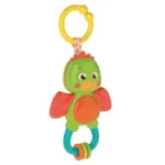 Baby Clementoni Little Dragon Rattle – Soft Hanging Baby Rattle (3+ Months)
