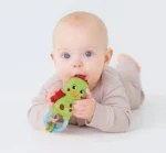Baby Clementoni Little Dragon Rattle – Soft Hanging Baby Rattle (3+ Months)