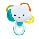 Baby Clementoni Rainy Cloud Rattle – Sensory Sound Rattle for Babies (3+ Months)