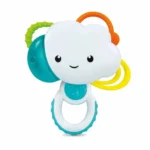 Baby Clementoni Rainy Cloud Rattle – Sensory Sound Rattle for Babies (3+ Months)