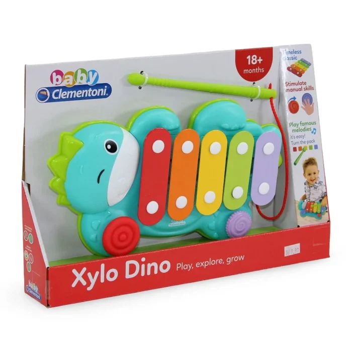 Baby Clementoni Xylo Dino – Dinosaur Xylophone Musical Toy (18+ Months) Baby Clementoni Xylo Dino – Dinosaur Xylophone Musical Toy (18+ Months)