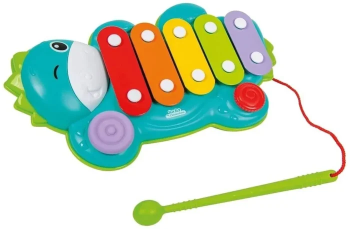 Baby Clementoni Xylo Dino – Dinosaur Xylophone Musical Toy (18+ Months)