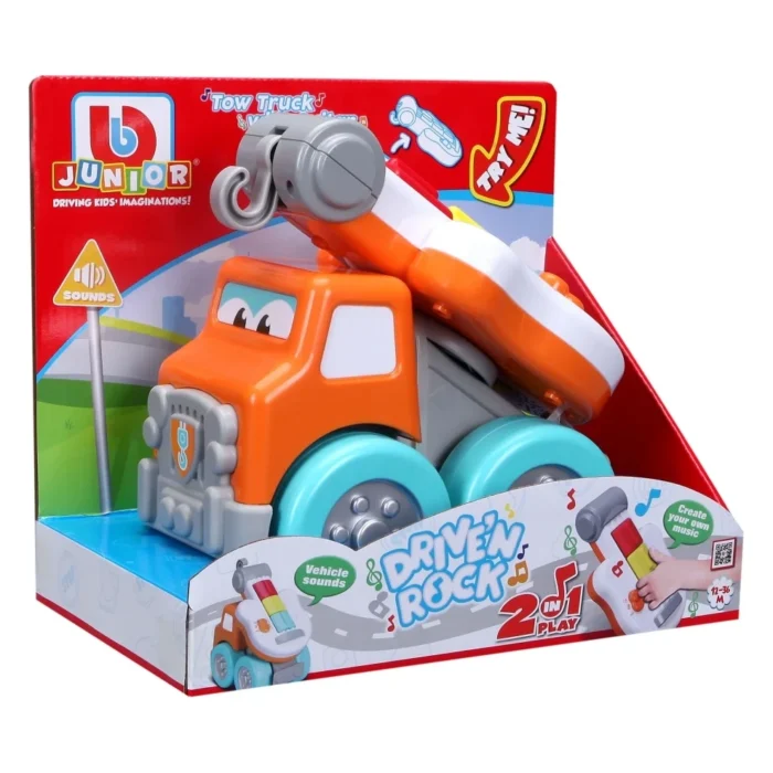 BB Junior Drive 'N Rock Tow Truck with Guitar