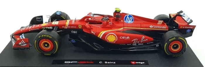 Bburago 1:18 Scuderia Ferrari SF-24 #55 Carlos Sainz