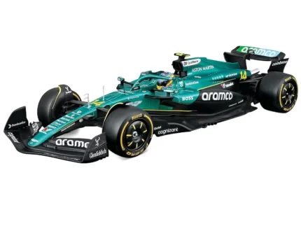 Bburago 1:24 Aston Martin Aramco AMR25 #14 Fernando Alonso with Helmet